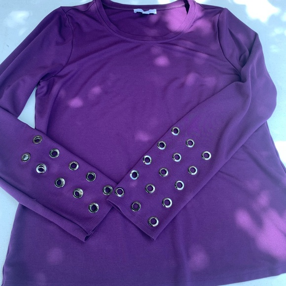 Halston womens long sleeve blouse size Medium. - Picture 5 of 8